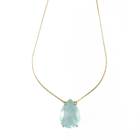 Colar Gota Azul Paraiba