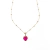 Colar Pink Heart
