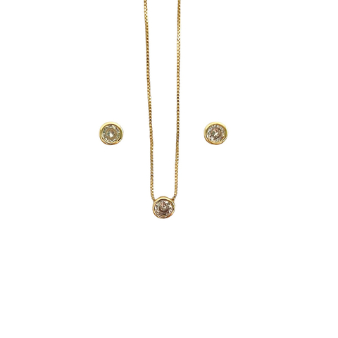 Conjunto Ponto de Luz Gold