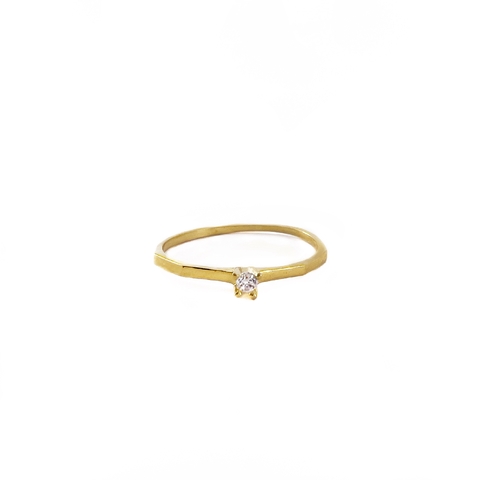 Anel Solitário Mini