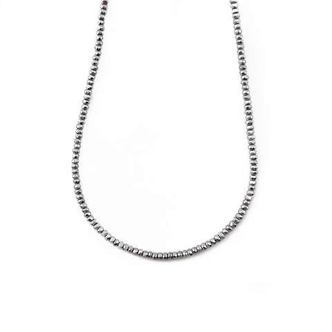 Colar Cristais Hematita