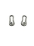 Brinco Organico Zirconia Ródio