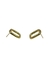 Brinco Rectangular Vazado Ouro - comprar online