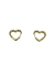 Brinco Argola Heart Clipe G Ouro