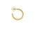 Brinco Argola Sabrina Ouro - comprar online