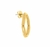 Brinco Orgânico Vazado Ouro - comprar online