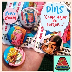 PACK Pins "Como dejar de fumar..."