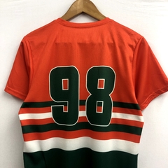 Imagen de CASACA DAMA DEPORTIVA MLB CANES NEW BALANCE.