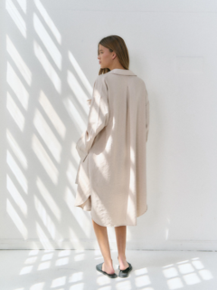 VESTIDO CAMISERO TAJOS LATERALES #C43 en internet