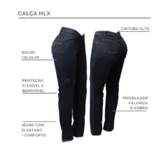 CALÇA HLX JEANS PENELOPE FEMININA - TRILHA FORTE