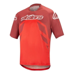 CAMISA ALPINESTARS RACER V2 (MANGA CURTA) BORGONHA/VERMELHA
