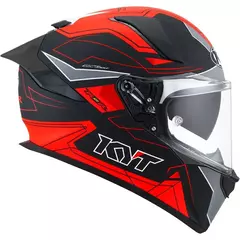 CAPACETE KYT R2R PRETO/VERMELHO - comprar online