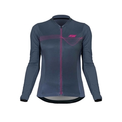 BLUSA ASW VERSA (MANGA LONGA) TIME CINZA