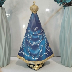 Imagem Nossa Senhora Aparecida 24cm Resina importada Premium Detalhes Finos para Oratório na internet