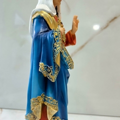 Imagem imaculado Coração de Maria em Resina Importada 30cm na internet
