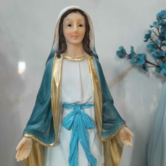 Imagem Nossa Senhora das Graças 30cm em Resina importada Rica em Detalhes peça lavável na internet