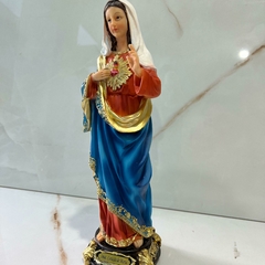 Imagem do Imagem imaculado Coração de Maria em Resina Importada 30cm