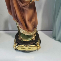 Imagem do Imagem São José 20cm Resina Importada pequeno Premium Fé Devoção Decoração