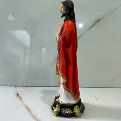 Imagem Sagrado Coração de Jesus em Resina Importada 30cm