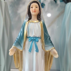Imagem do Imagem Nossa Senhora das Graças 20cm Resina importada Premium Riqueza de Detalhes Oratório Fé