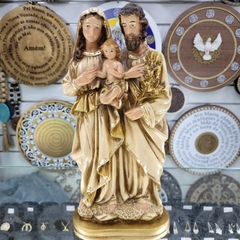 Imagem da Sagrada Família – Pintura a Óleo Feita à Mão / 40 cm - comprar online