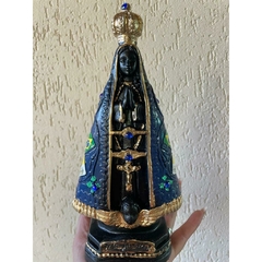 Imagem Nossa Senhora Aparecida Tinta Acrílica Acabamento Perfeito / 20cm - comprar online