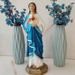 Imagem Sagrado Coração de Maria em Resina / 30cm - loja online