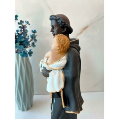 Imagem de São Benedito Resina - 15cm / 20 cm / 30cm - loja online