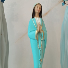 Imagem de Nossa Senhora do Silêncio Peça Exclusiva em Resina, Pintada à Mão / 19cm na internet