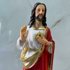 Imagem Sagrado Coração de Jesus em Resina Importada 30cm - comprar online