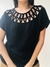 Blusa preta (tam: G) - Galante brechó