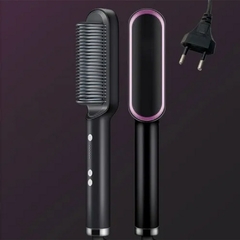 Novo alisador de cabelo feminino escova alisadora na internet