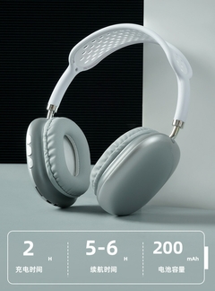 Imagem do Fone de ouvido P9 sem fio Bluetooth com microfone