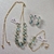 Conjunto Brinco Colar Pulseira Azul Serenety Josefa Autoria