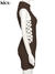 Imagem do Kliou deslumbrante empilhados mini vestido feminino sexy sólido mock pescoço sem mangas desenhar corda bodycon festa clubwear elegante saia feminina
