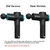 Pistola de massagem Booster M2-B Massageador muscular de percussão de tecidos profundos Massageador elétrico portátil para as costas do corpo para fitness na internet