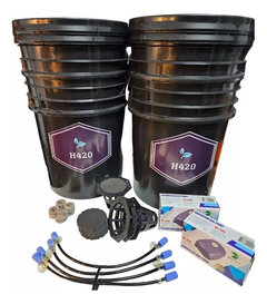 Kit Hidroponia Dwc 4 Plantas Completo + Discos De Coco H420 en internet
