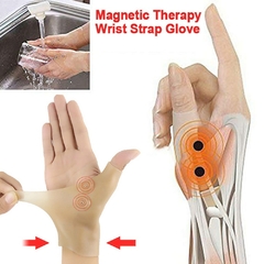Terapia Magnética Pulso Mão Polegar Luvas de Suporte Gel de Silicone Artrite Corretor de Pressão Massagem Alívio da Dor na internet