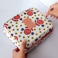 Bolsa de cosméticos de viagem multifuncional ao ar livre organizador de artigos de higiene feminino à prova d'água estojos de maquiagem femininos - comprar online