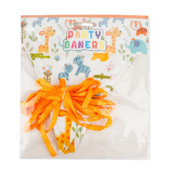 BANDERÍN ESTAMPADO ANIMALITOS X 12