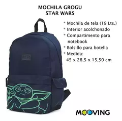 Mochila Mooving Star Wars Grogu - Agape Librería 