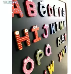 Letras De Madera Imantadas - tienda online