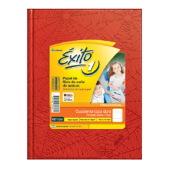 Cuaderno Éxito tapa dura 16 x 21 cm x 100 hojas rayadas