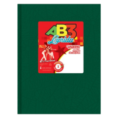 Cuaderno Laprida AB3 tapa dura 19 x 23,5 cm x 98 hojas rayadas - comprar online
