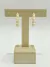 Brinco banhado em ouro 18k
