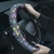 Imagem do Cobertura de volante de carro com cristal diamante espumante carro suv volante protetor de veículo decoração automotiva fibra de carbono