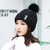 Gorros de malha de inverno 2021 gorros femininos grossos e quentes gorros de caveiras gorros de malha feminina gorros de letras conjuntos de equitação ao ar livre na internet