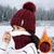 Gorros de malha de inverno 2021 gorros femininos grossos e quentes gorros de caveiras gorros de malha feminina gorros de letras conjuntos de equitação ao ar livre na internet