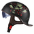 Capacete de motocicleta retrô Bobber/Cafe Racer/Chopper/Bagger Meio capacete Scooter Moto Capacete de equitação Capacetes de piloto de jato vintage