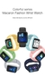Relógio Inteligente D20 Pro Macaron Y68 Pro Smartwatch Feminino Bluetooth Fitness Relógio Masculino Frequência Cardíaca Pressão Arterial Pulseira Inteligente Digita - Space Store